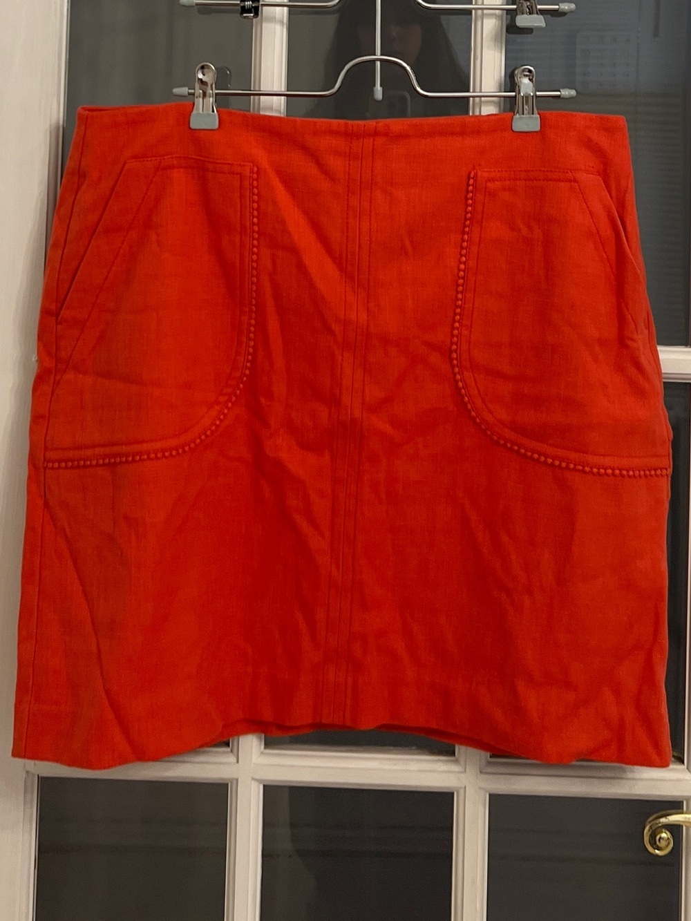 LOFT Women’s Bright Red A-Line Mini Skirt Size 14